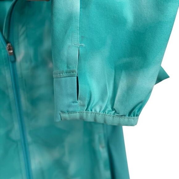 Athleta Run With It Jacket Sandstorm Print Mint Green Sherbet Size Small - Picture 3 of 14